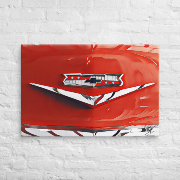 Own the Legend: 1956 Chevrolet Convertible Artwork - Image 2