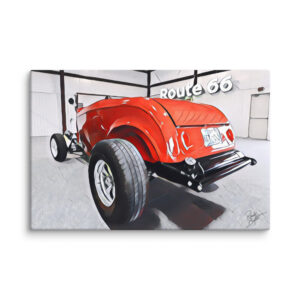 Timeless Speed: '32 Ford Roadster Canvas