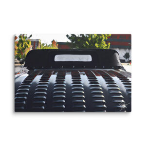 "Louverable" - Custom Hot Rod Louver Detail - Canvas Gallery Wrap